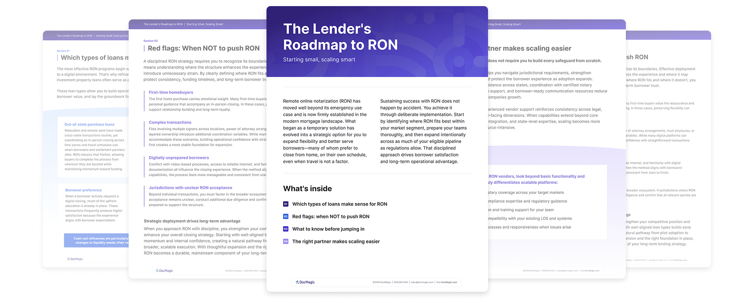 The Lenders Roadmap to RON - LP Preview 2